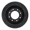R1 11-22 GMC Sierra 2500 2WD HD/2500 2WD HD Classic Front Left Drilled Black Brake Rotor