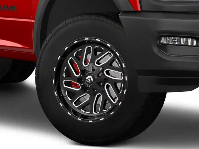 ~(43 lbs. 23X23X13)~ TRITON 20x10 8x165.10 GLOSS BLACK MILLED (-18 mm)