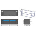 18 GAUGE POWDER COATED STEEL FRAME