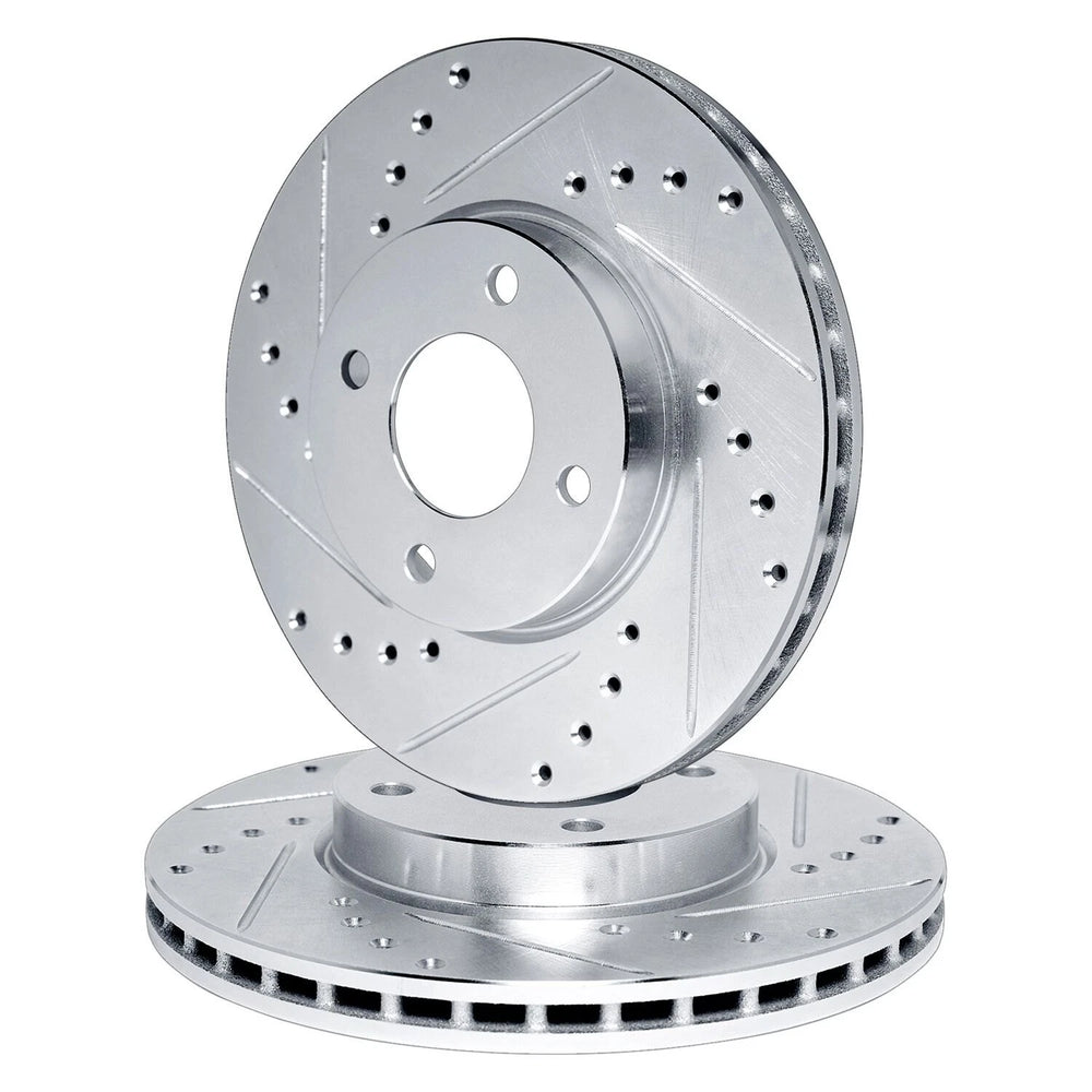 R1 Concepts Brake Rotor- D/S - Silver Fits Toyota Celica
