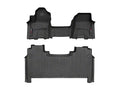 WeatherTech Black Front and Rear Floorliners - Over The Hump Fits 2025 Ram Truck 1500 4418911-4414283