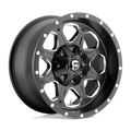 D534 16X8 BLANK MT-BLK-MIL 20MM (0-0)