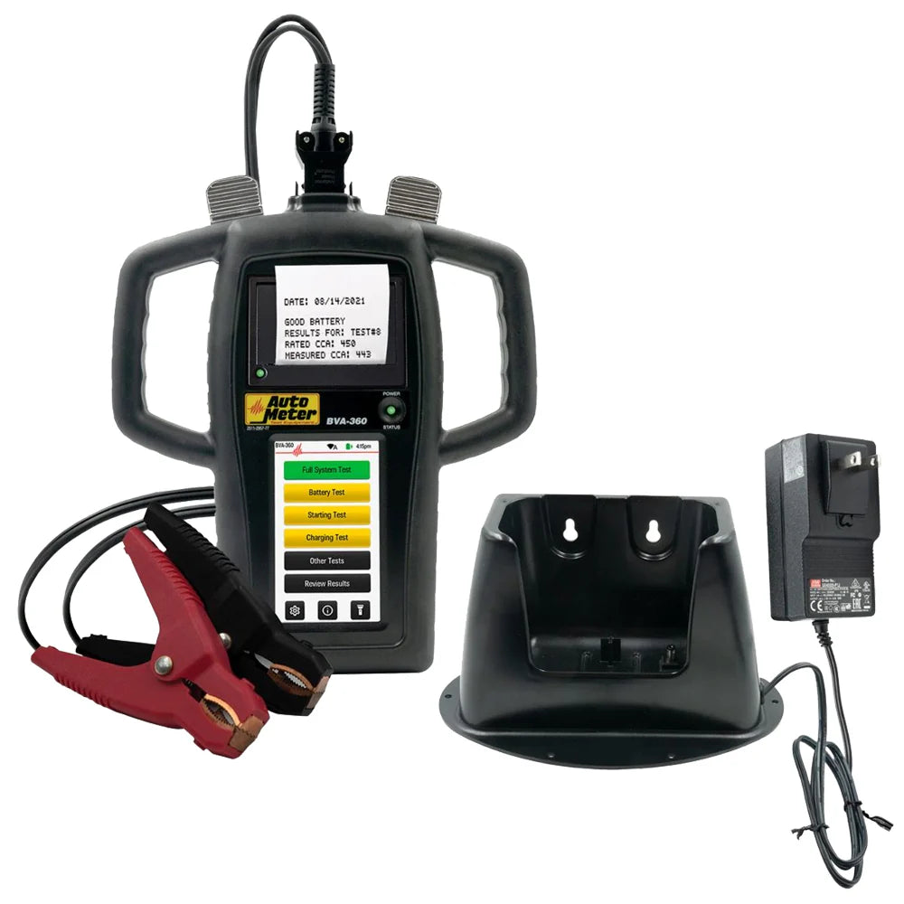 HANDHELD ELECTRICAL SYSTEM ANALYZER W/40 AMP LOAD & PRINTER/CHARGING STATION