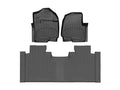 WeatherTech Black Front Rear FloorLiner HP Fits -20-22 F-250 F-350 F-450 F-550 4410121IM-446973IM