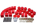 Energy Suspension 86-95 Suzuki Samurai Red 1in Lift Body Mount Set