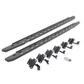 0414 F150 RB30 RUNNING BOARDS W/BRACKETS TEXTURED BLACK