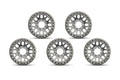 OUTLAW Cast Beadlock Wheel 8 LUG 17x9 8x6.5 (8x165.1) -20mm Offset 4.25 Backspace