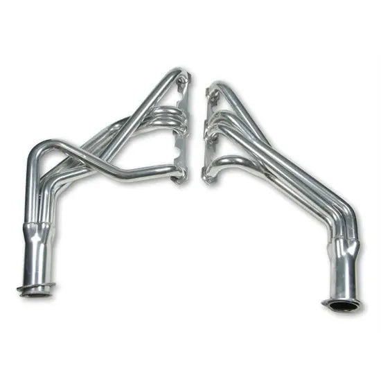 Long Tube Header Ceramic Coated 1955-1957 Chevy 265-400 Tube Size 1.625 Inch Collector Size 3 Inch Port Shape Round Port Will Not Fit Convertible Models FlowTech