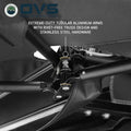 Overland Vehicle Systems XD Nomadic 270 LTE - Awning w Lights Driver Side Black Body Black Trim W Black Travel Cover