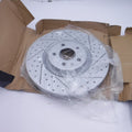 R1 12-18 Audi A6 Quattro Front Right Drilled & Slotted Geoperformance Rotor