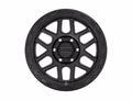~(32 lbs. 20X20X12)~ KM544 17x9 8x165.10 SATIN BLACK W/ GLOSS BLACK LIP (-12 mm)