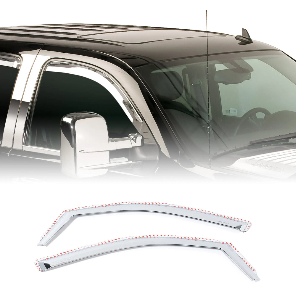 Putco 19-20 Ram 1500 - Quad Cab (Set of 4) Element Chrome Window Visors