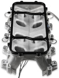 Dry Nitrous Plate System For Holley LS Hi Ram Intake Manifold Black 1-Piece Black Billet Aluminum With 15 Lb Black Bottle NOS