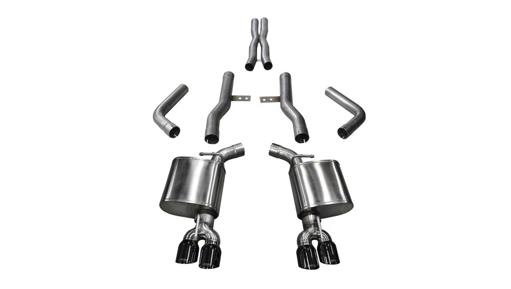 CORSA Performance black cat-back exhaust