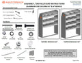 ALUMINUM SHELVING MODULE 46H'X43W'X