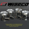 Wiseco 4 Stroke Forged Series Piston Kit, 81.00 MM Bore, 11:1 CR