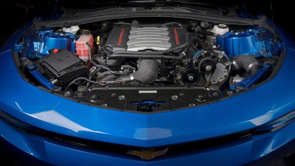 Tuner Kit 16- 17 6.2L Camaro SS w/V-7 YSi 10-Rib Charge Cooler Polished Finish