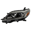1519 SIENNA (FIT 1520) SE/XSE W/LED DRL GUN METAL HOUSING PROJECTOR HEADLIGHT