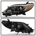 1519 SIENNA (FIT 1520) SE/XSE W/LED DRL GUN METAL HOUSING PROJECTOR HEADLIGHT