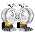 DFC 99-05 Ford F-250 Super Duty Front & Rear Geospec Rotors with Heavy Duty Brake Pads w/Hardware