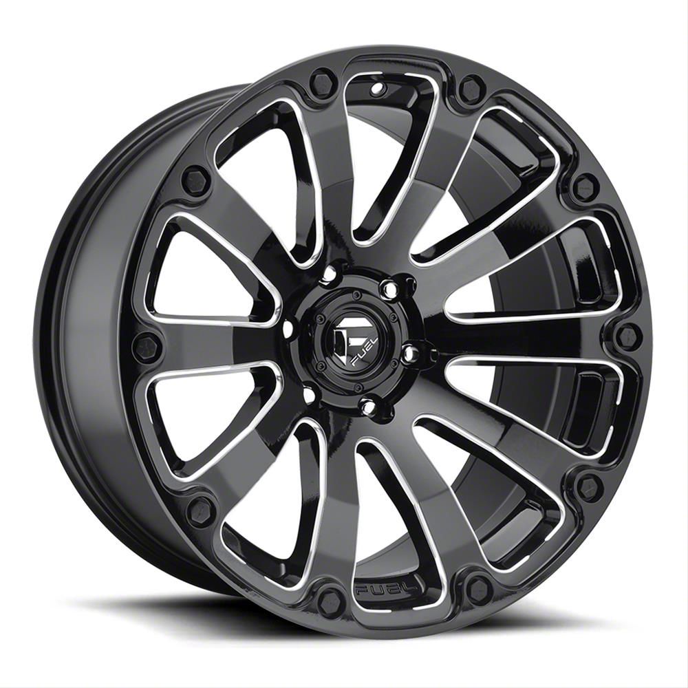 D598 20X9 5X150 GL-BLK-MIL 01MM