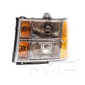 CAPA LH HEADLAMP ASSY COMPOSITE GMC SIERRA 1500 0713; 2500/3500 HD 20072014