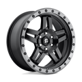 ~(25 lbs. 18X18X11)~ ANZA 15x8 5x114.30 MATTE BLACK GUN METAL RING (-18 mm)
