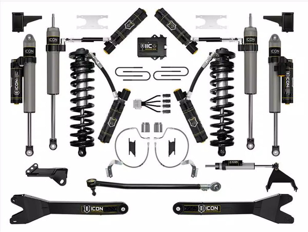 23C F250/F350 45.5IN STAGE 9 COILOVER CONVERSION SYSTEM W/ RADIUS ARMS