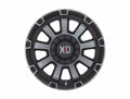 GAUNTLET 17x9 5x127.00/5x139.70 SATIN BLACK W/ GRAY TINT (0 mm)