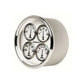 AutoMeter Gauge Quad 5in. 0 Ohm(e) to 90 Ohm(f)Elec Old Tyme White II