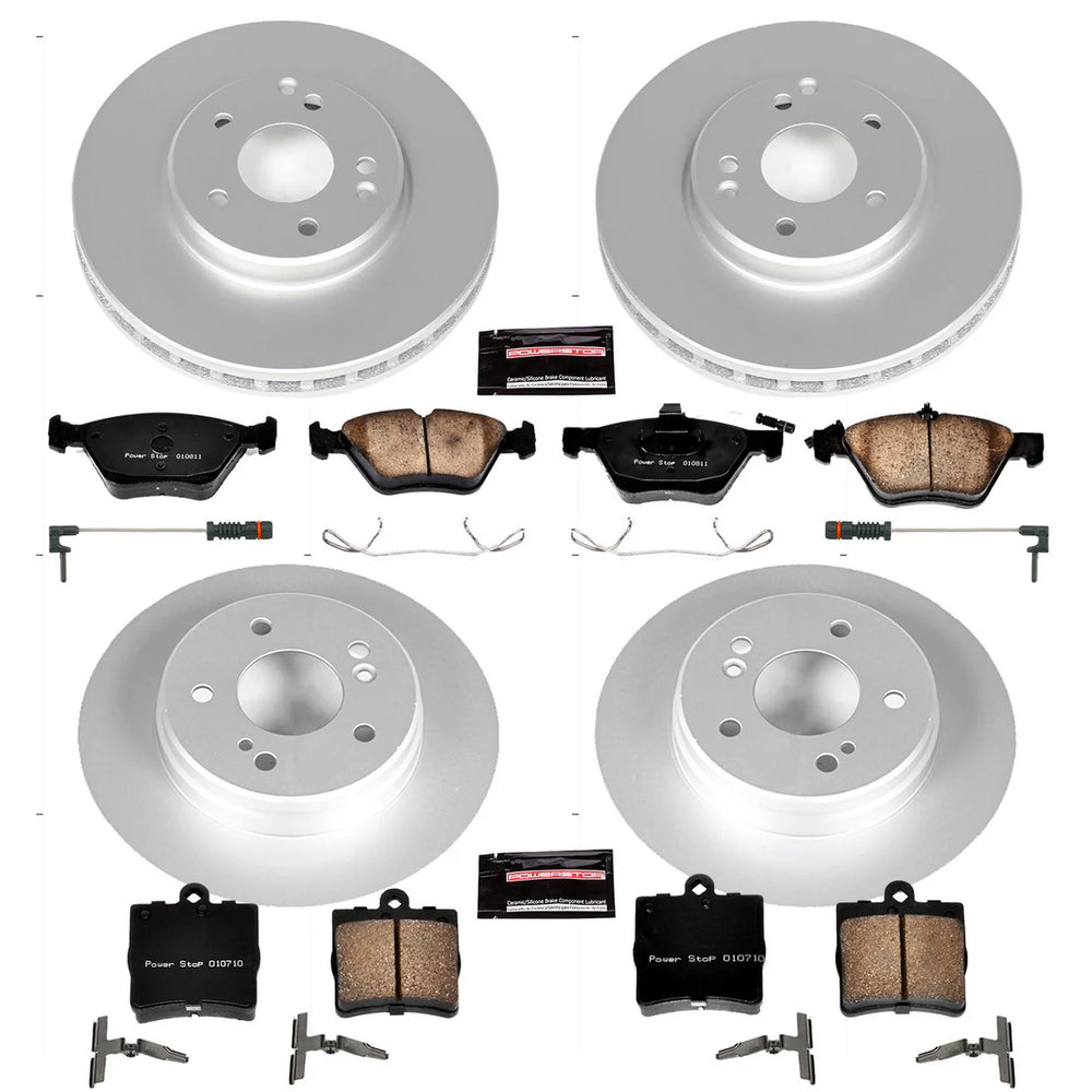 Power Stop 01-04 Mercedes-Benz SLK320 Front & Rear Z23 Evolution Sport Coated Brake Kit