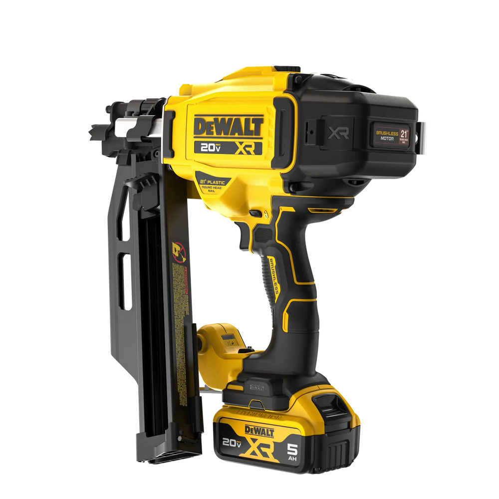 20V MAX BRUSHLESS CORDLESS 21 DEG PLASTIC FRAMING NAILER KIT