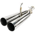 ISR Performance EP (Straight Pipes) Dual Tip Exhaust - 03-07 Infiniti G35 Coupe