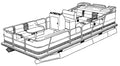 BOAT COVER FED-22 PG GRAY