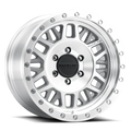 Aluminum Wheels 16x8 Ryno 951MC Machined Silver 0 Offset 5 on 127 Bolt Pattern 78.1 Bore Raceline