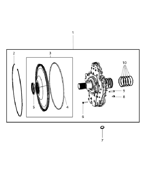 Mopar PUMP FRONT REMAN 68RFE CD