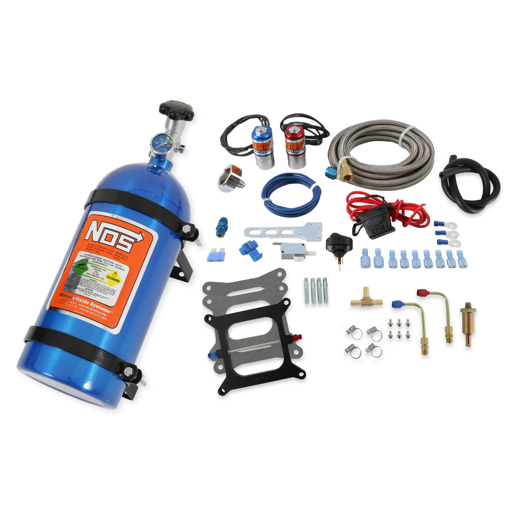 Super Powershot Holley 4-Bbl Super Powershot Nitrous System V8 W/Holley/Carter 4 Bbl W/10 Lb Bottle NOS
