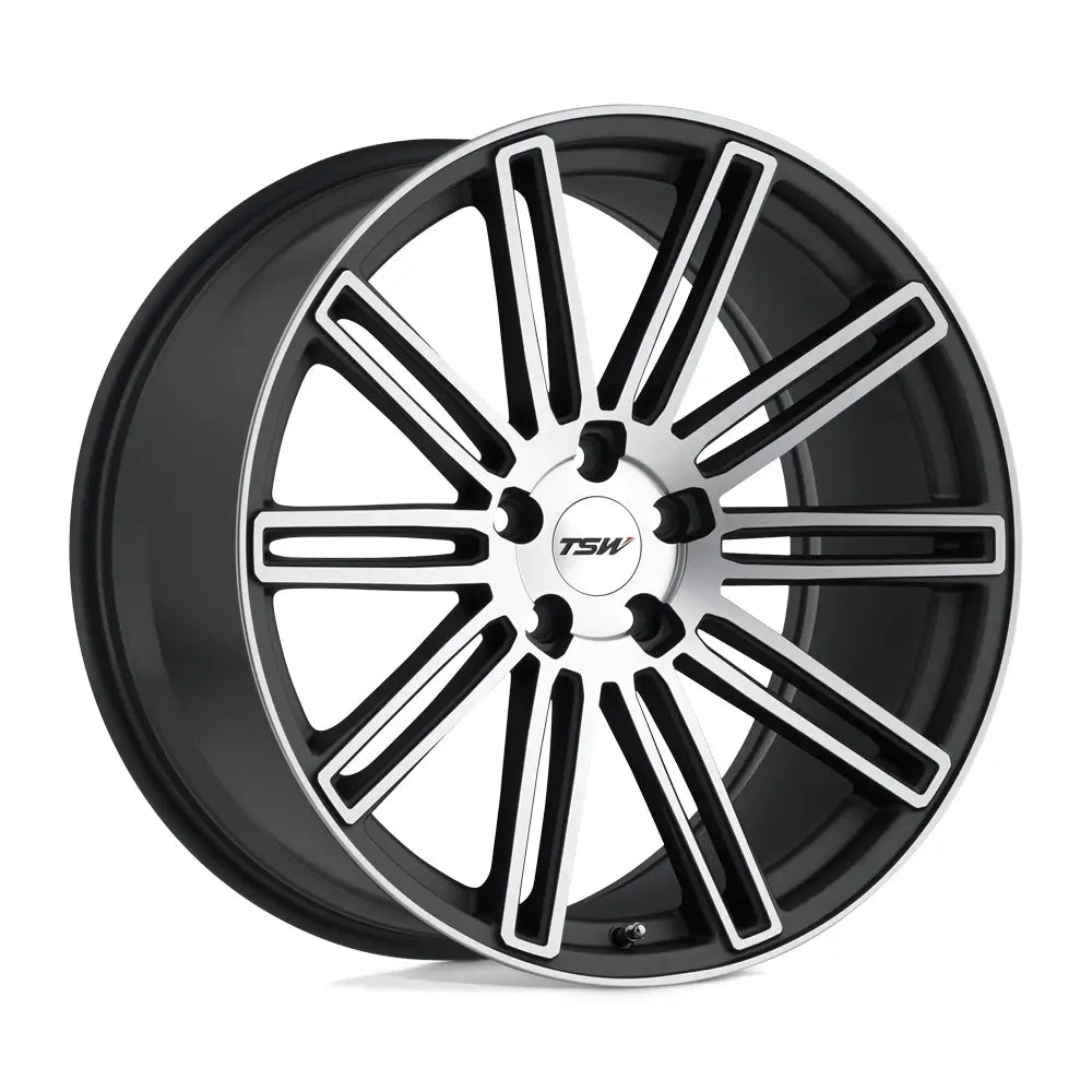 ~(32 lbs. 20X20X11)~ TSW CROWTHORNE 18x9.5 5/120 ET35 CB76.1 MATTE GUNMETAL W/MATTE MACHINE FACE