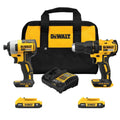 20V MAX XR BRUSHLESS IMPACT DRIVER AND HAMMER DRILL COMBO KIT