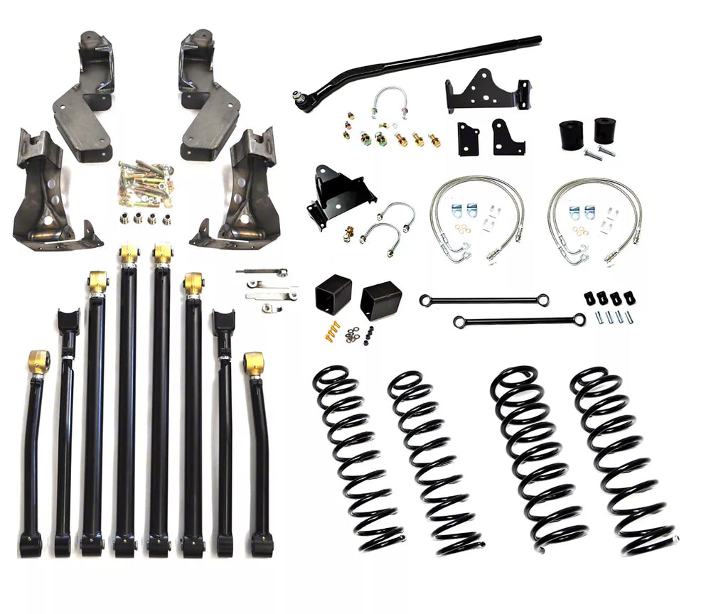 EVO DOUBLE D BOLT ON LONG ARM KIT JK 37 TIRE PACKAGE NO SHOCKS