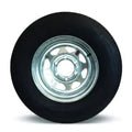 ST225/75D15 MOUNTED ON GALVANIZE SPOKE 15X6 5X4.5 LOAD RATING: D 8PLY RATED 2540 LBS
