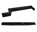 FORD TRANSIT BLACK STEEL THRESHOLDS REAR AND SIDE WITHOUT STEP