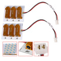 LED TAIL LIGHTS WITH RED LED C-BAR GLOSSY BLACK HOUSING CLEAR LENS