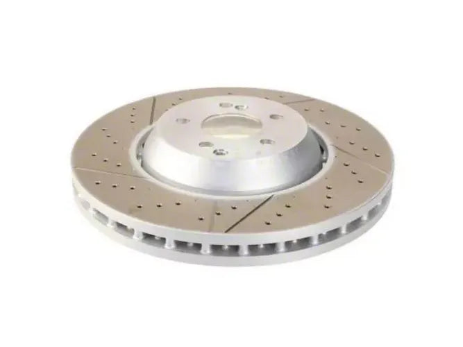SHW 15-20 Dodge Challenger/Charger V6/V8 Front Drilled-Slotted Lightweight Brake Rotor (68184587AE)