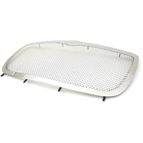0510 CHRYSLER 300 UPPER CLASS SERIES MESH POLISHED GRILLE(INSTALL LOGO USING DOUBLE SIDED TAPE)
