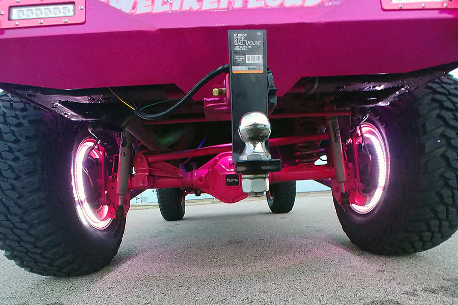 ~(1 lbs. 10X7X1)~ 14in Universal RGB Wheel Lights Kits