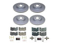 Power Stop 20-21 Chevrolet Corvette Front & Rear Z17 Coated Brake Kit