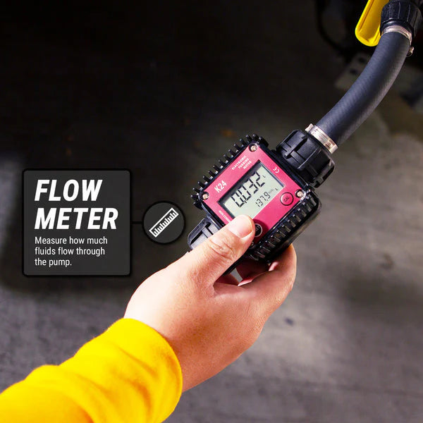 LITHIUM BATTERY POWERED DRUM PUMP WITH METER