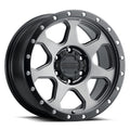 7X GUNMETAL 17X8.5 5X127 +18MM