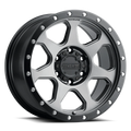 7X GUNMETAL 17X8.5 5X127 +18MM